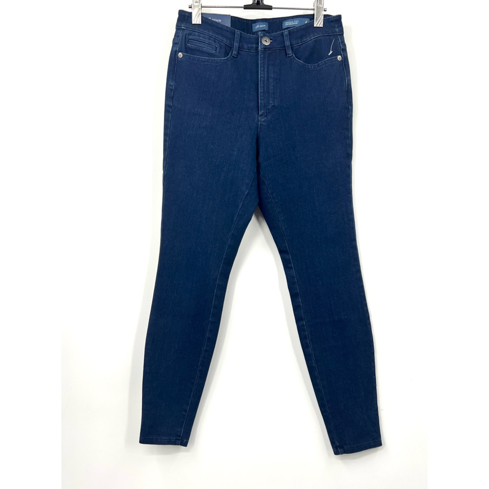 J Jill High Rise Denim Leggings Marin Wash Womens Size 6 Blue New